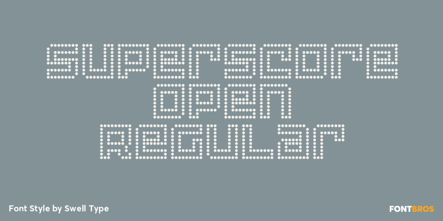 Superscore Open Regular Poster