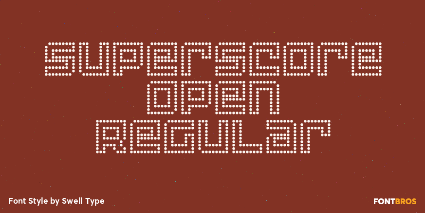 Superscore Open Regular Poster