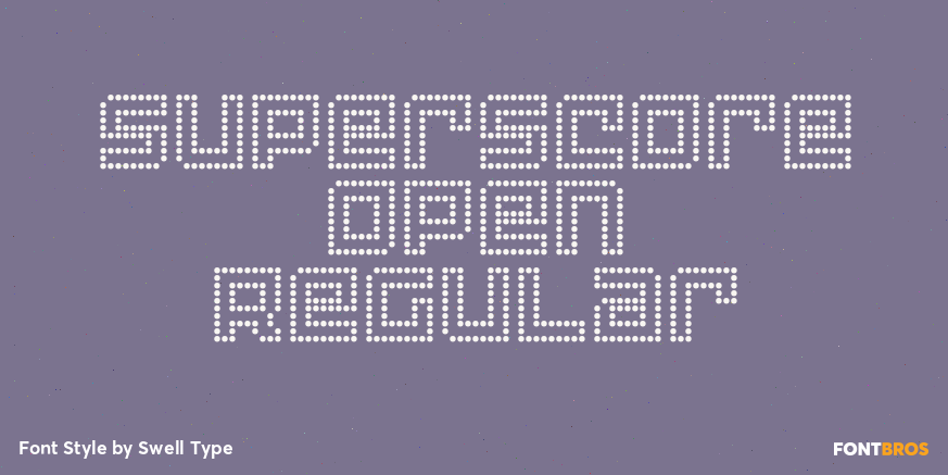 Superscore Open Regular Poster