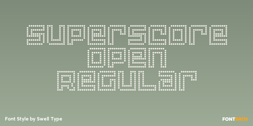 Superscore Open Regular Poster