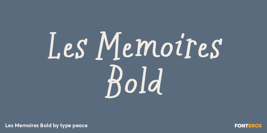 Les Memoires Bold Poster