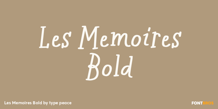 Les Memoires Bold Poster
