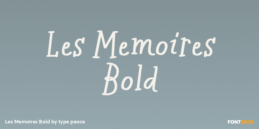 Les Memoires Bold Poster