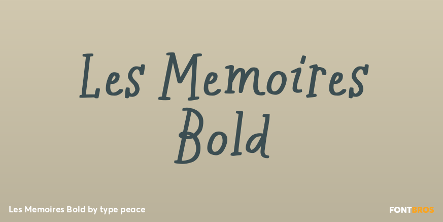 Les Memoires Bold Poster