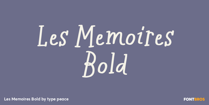 Les Memoires Bold Poster