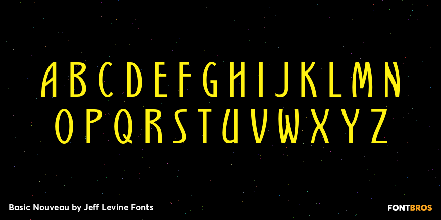 Basic Nouveau Font Poster #2