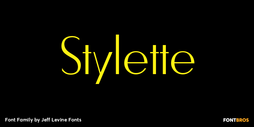 Stylette Font Poster