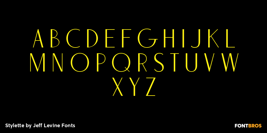 Stylette Font Poster #2