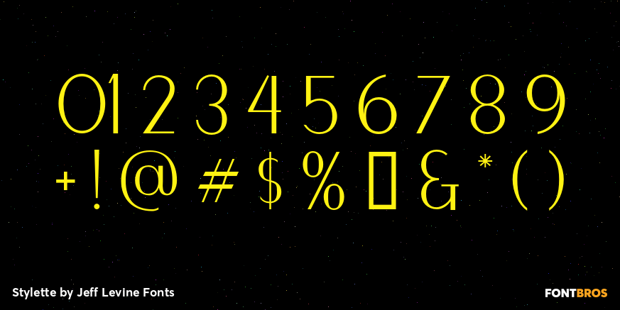 Stylette Font Poster #4