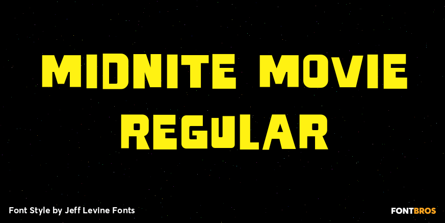 Midnite Movie Regular Font Poster #1