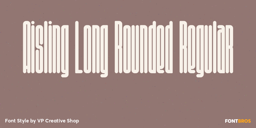 Aisling Long Rounded Regular Poster