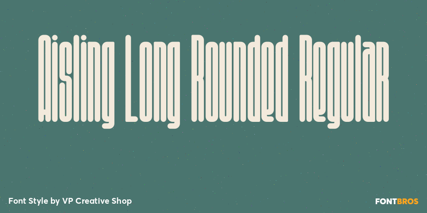 Aisling Long Rounded Regular Poster