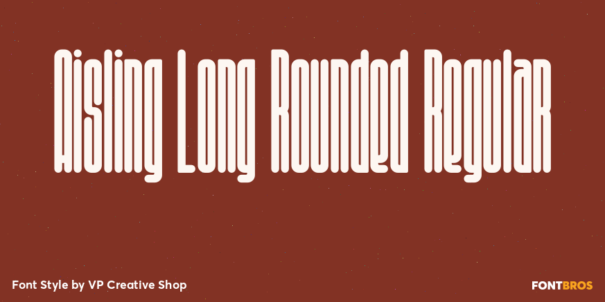 Aisling Long Rounded Regular Poster