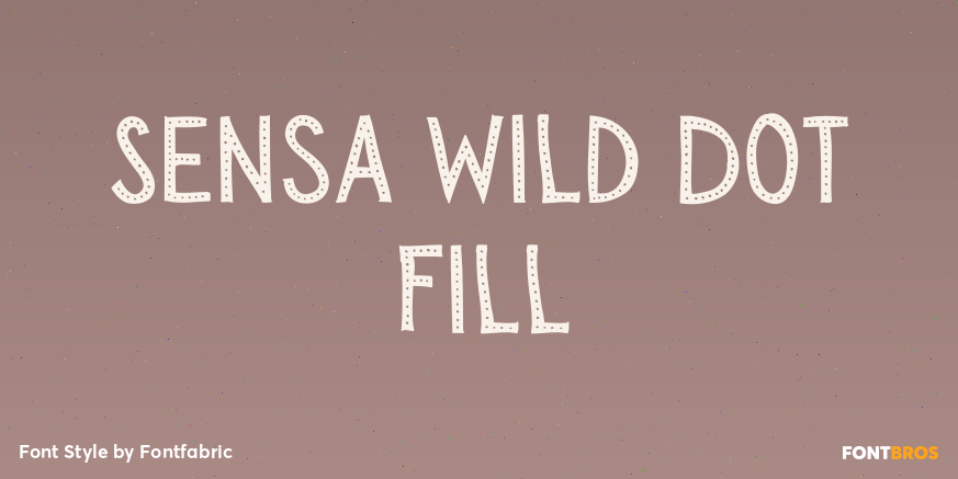 Sensa Wild Dot Fill Poster
