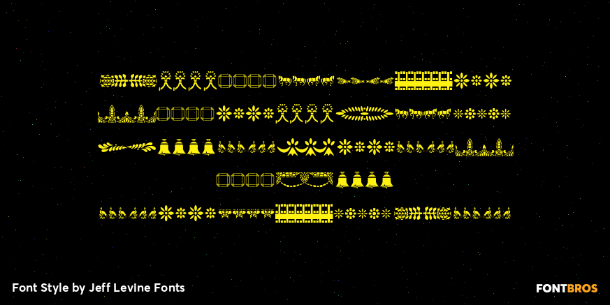Antique Stencil Borders Two Regular Poster