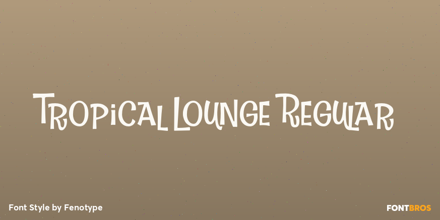 Tropical Lounge Regular Poster