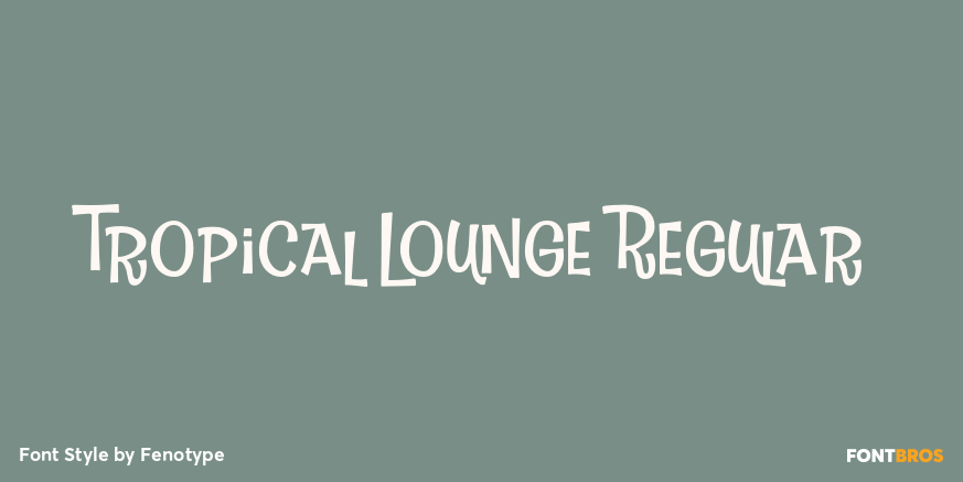 Tropical Lounge Regular Poster