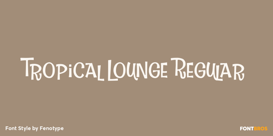 Tropical Lounge Regular Poster