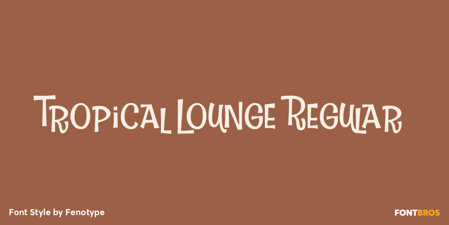 Tropical Lounge Regular Poster