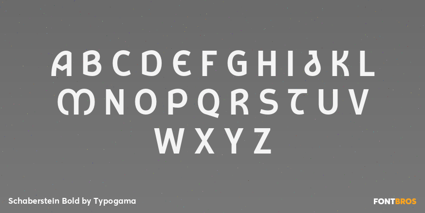 Schaberstein Bold Font Poster #2