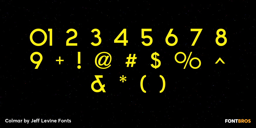 Colmar Font Poster #4