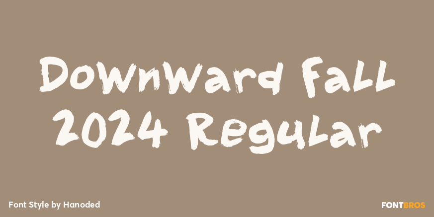 Downward Fall 2024 Regular Poster