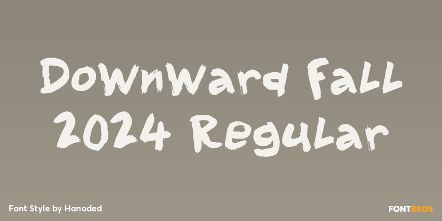 Downward Fall 2024 Regular Poster