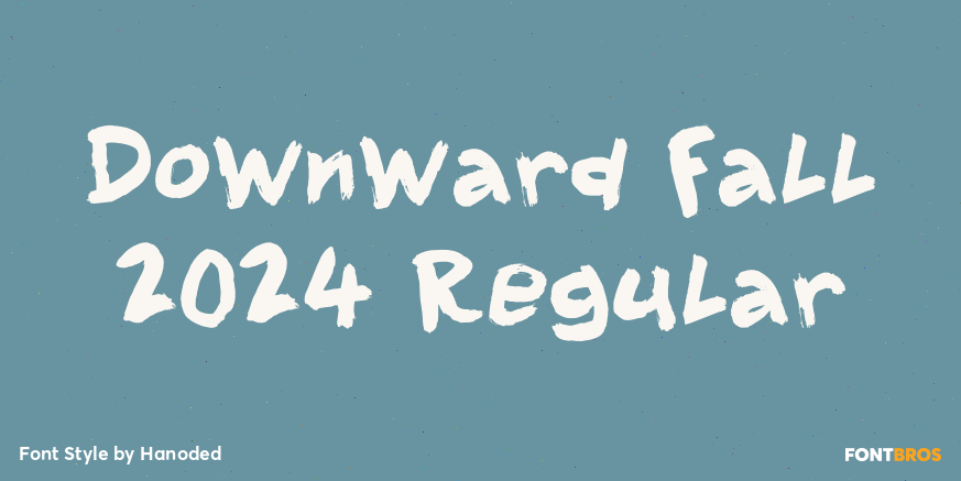 Downward Fall 2024 Regular Poster