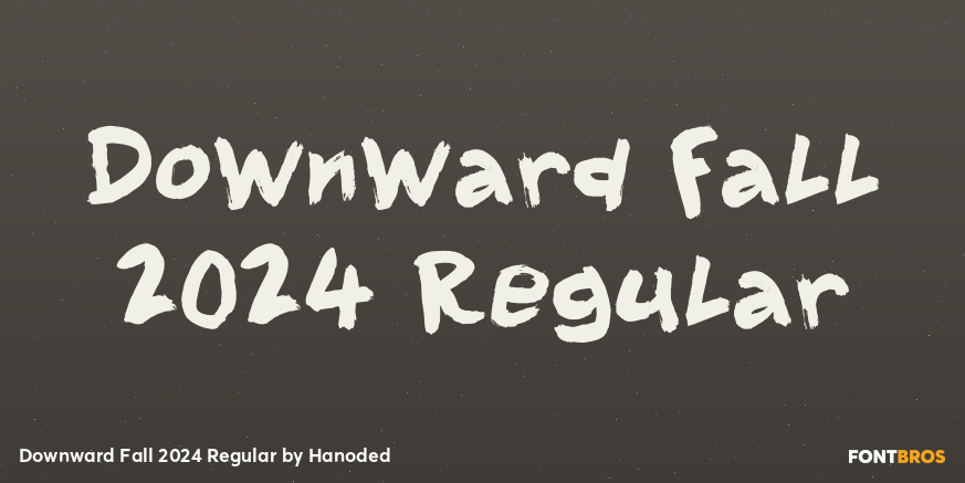 Downward Fall 2024 Regular Poster