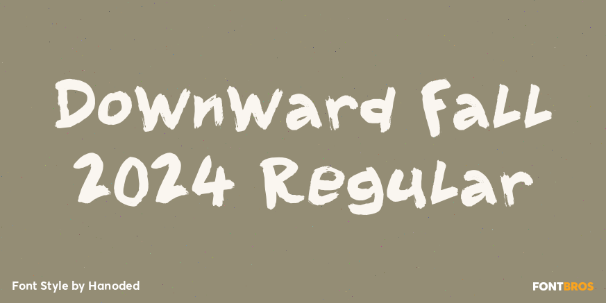 Downward Fall 2024 Regular Poster