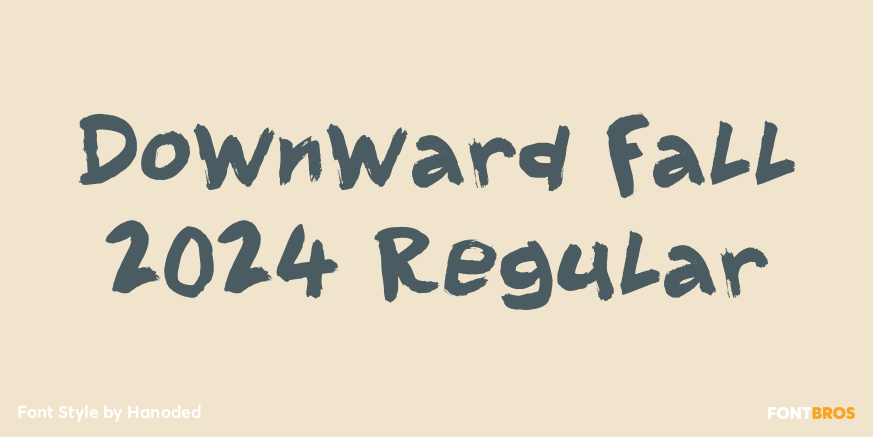 Downward Fall 2024 Regular Poster