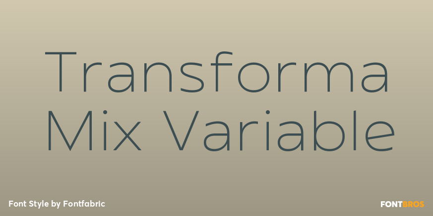 Transforma Mix Variable Poster