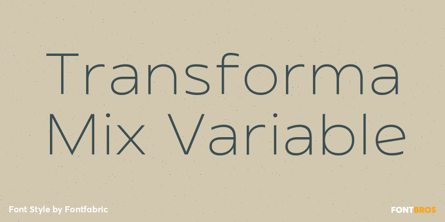 Transforma Mix Variable Poster