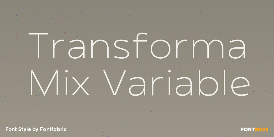 Transforma Mix Variable Poster
