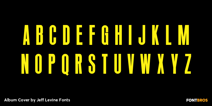 Album Cover Font Poster #2