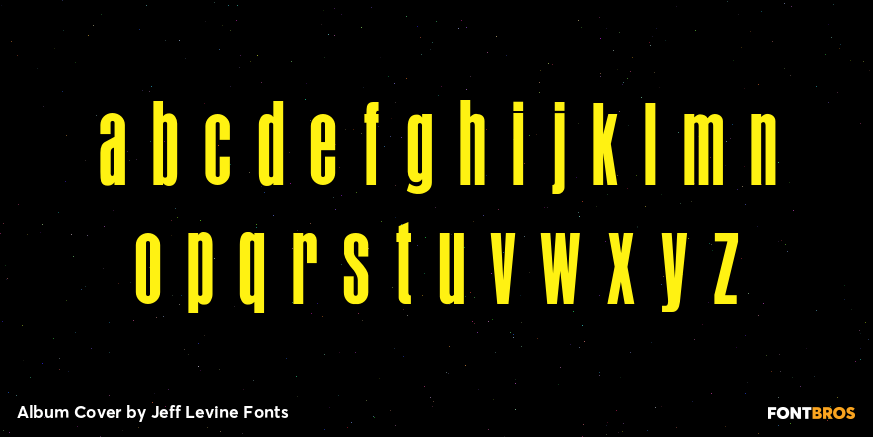 Album Cover Font Poster #3