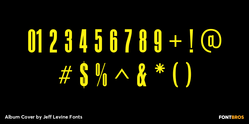 Album Cover Font Poster #4