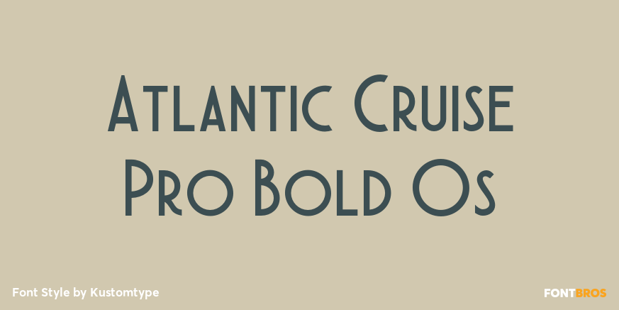 Atlantic Cruise Pro Bold Os Poster
