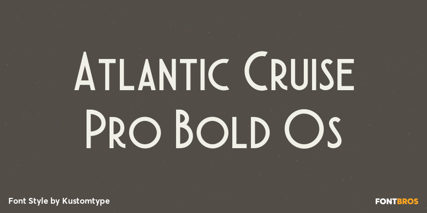 Atlantic Cruise Pro Bold Os Poster