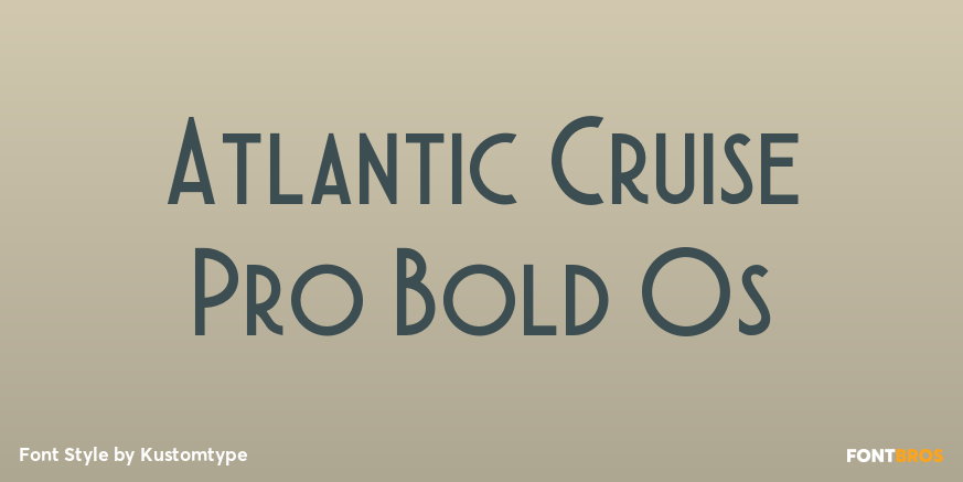 Atlantic Cruise Pro Bold Os Poster
