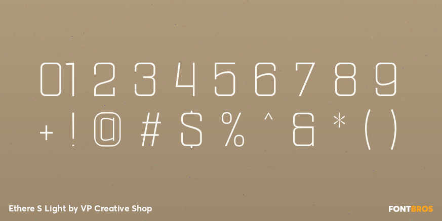 Ethere S Light Font Poster #4