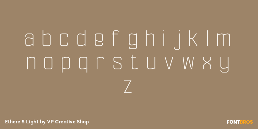 Ethere S Light Font Poster #3
