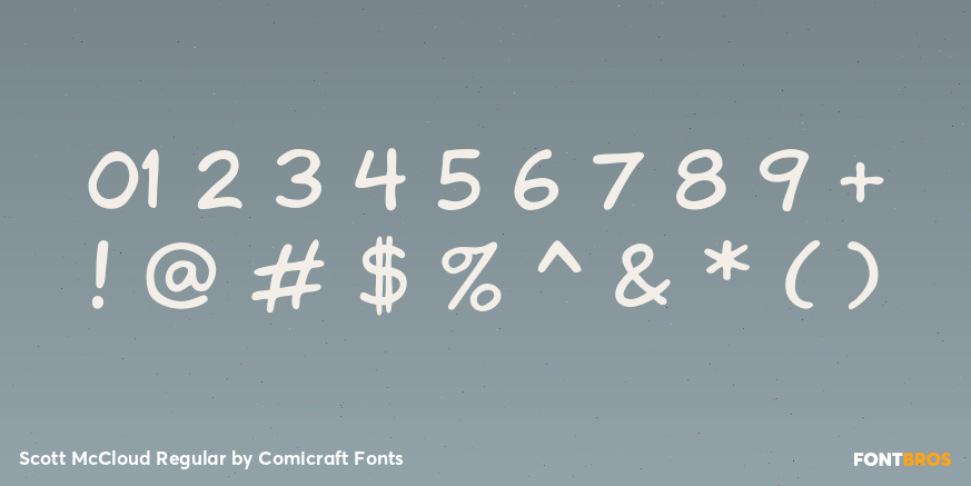 Scott McCloud Regular Font Poster #4