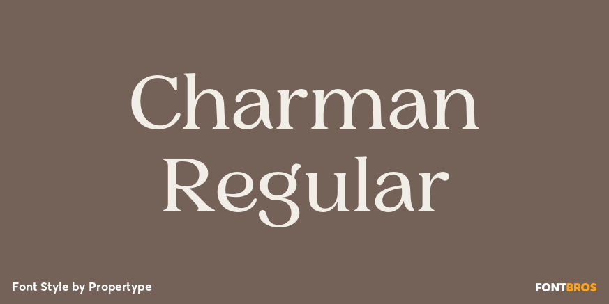 Charman Regular Poster