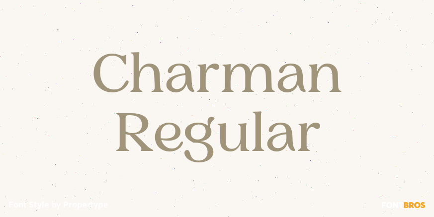 Charman Regular Poster