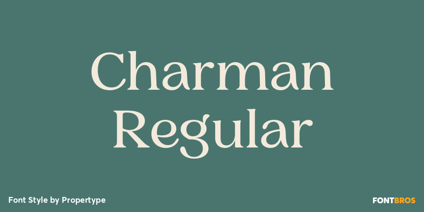 Charman Regular Poster