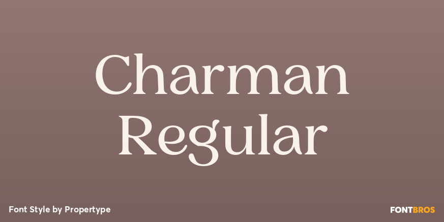 Charman Regular Poster