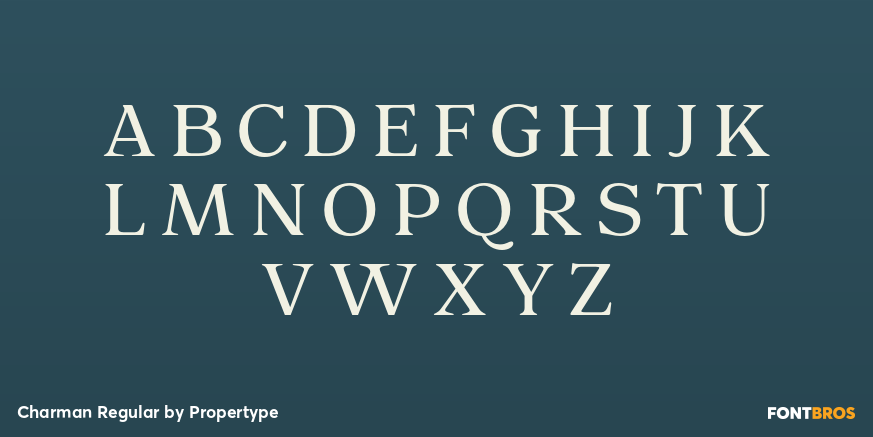 Charman Regular Font Poster #2