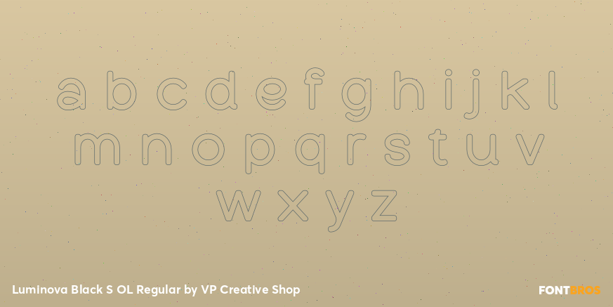 Luminova Black S OL Regular Font Poster #1