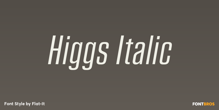 Higgs Italic Poster